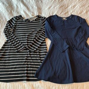 💙 Lot of 2 Long Sleeve Skater Dresses